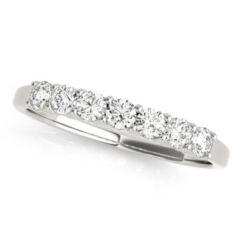 7-Stone Round Diamond Wedding Band