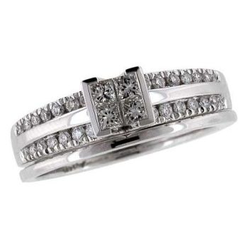 14KT Gold Two-Piece Wedding Set