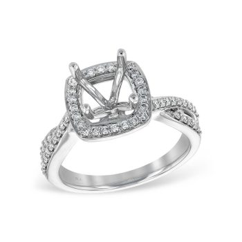 14KT Gold Semi-Mount Engagement Ring