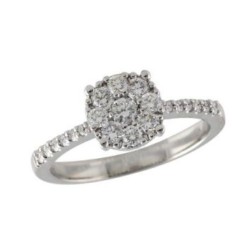 14KT Gold Ladies Diamond Ring