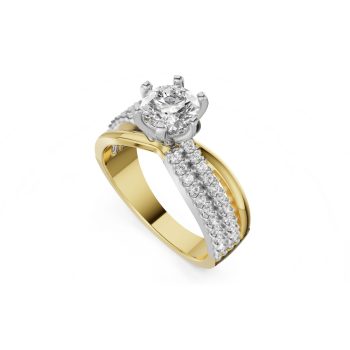 14KT Gold Semi-Mount Engagement Ring