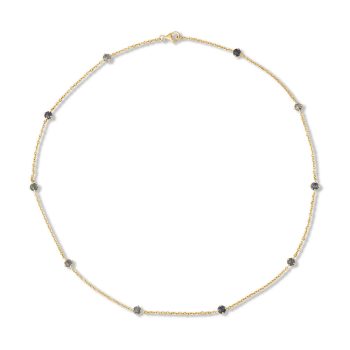 14K Yellow Gold Montana Sapphire Neckpiece