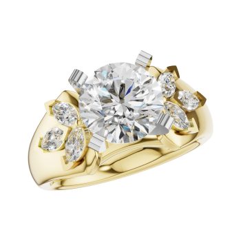 14KT Gold Semi-Mount Engagement Ring
