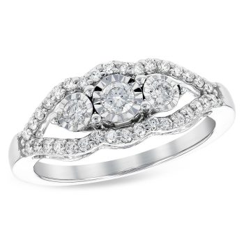 14KT Gold Ladies Diamond Ring