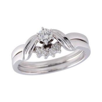 14KT Gold Two-Piece Wedding Set