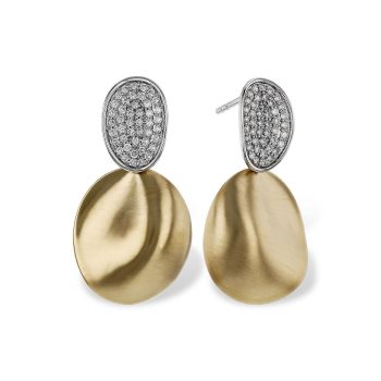14KT Gold Diamond Earrings