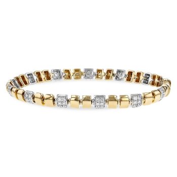 14KT Gold Diamond Bracelet