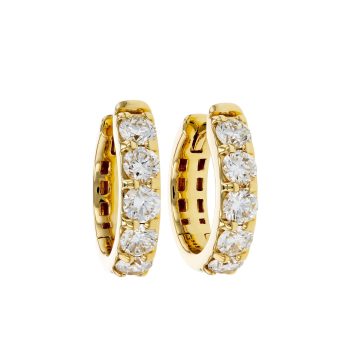 14KT Gold Diamond Earrings