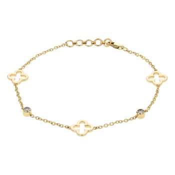14KT Gold Diamond Bracelet
